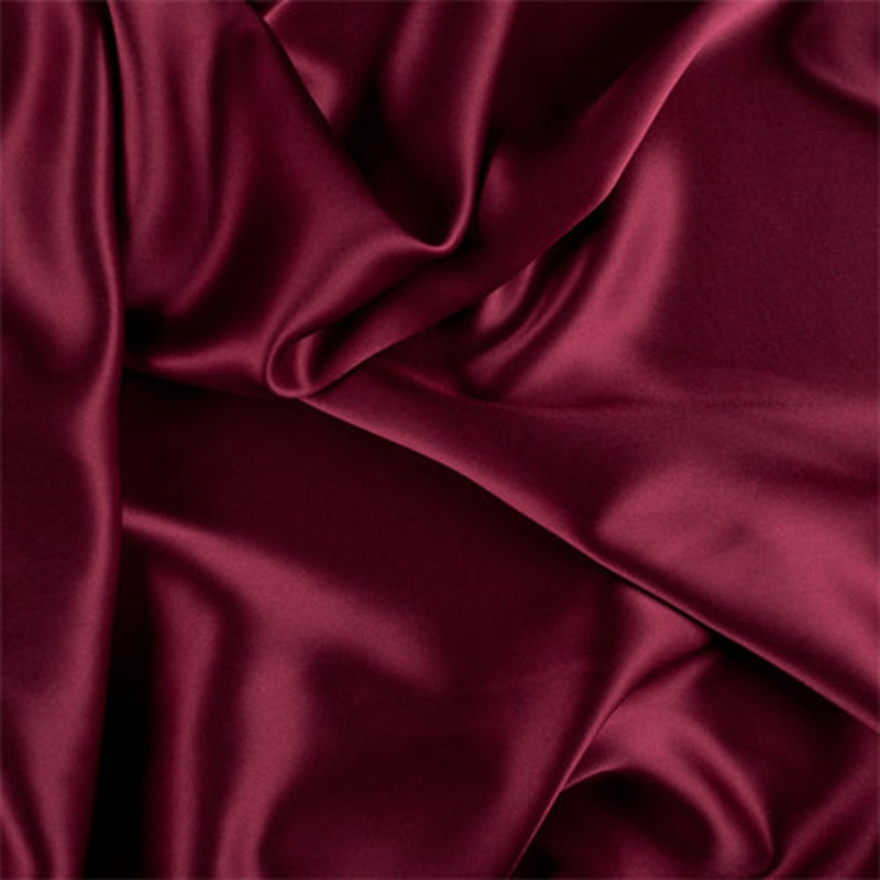 Runway Silks Burgundy Silk Charmeuse Fabric – Reorderable