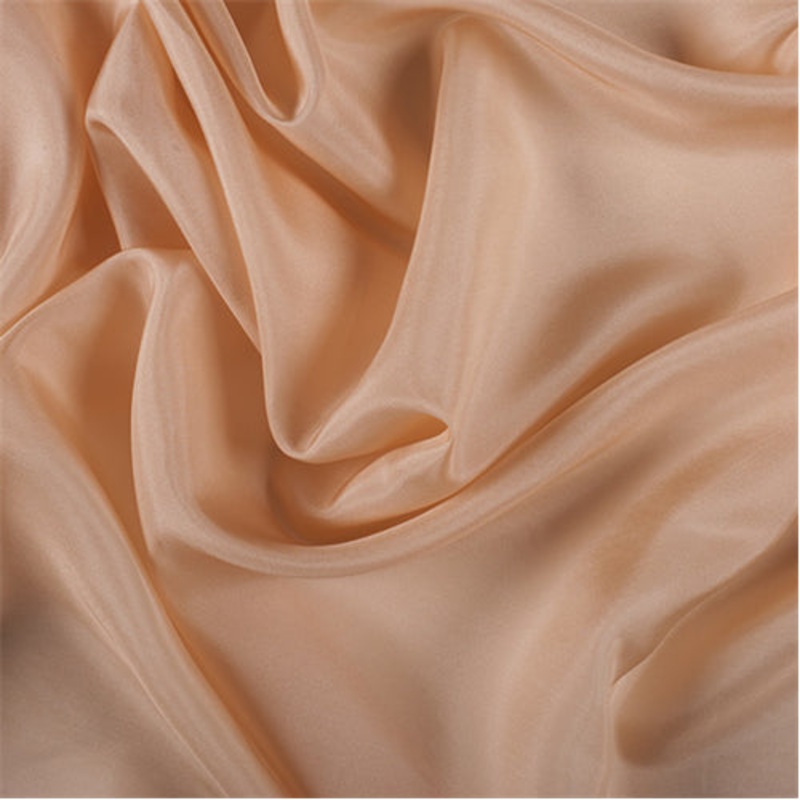 Runway Silks Peach Silk Crepe de Chine Fabric – Reorderable
