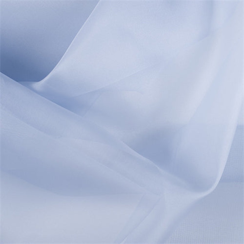 Runway Silks Steel Blue Silk Organza Fabric – Reorderable