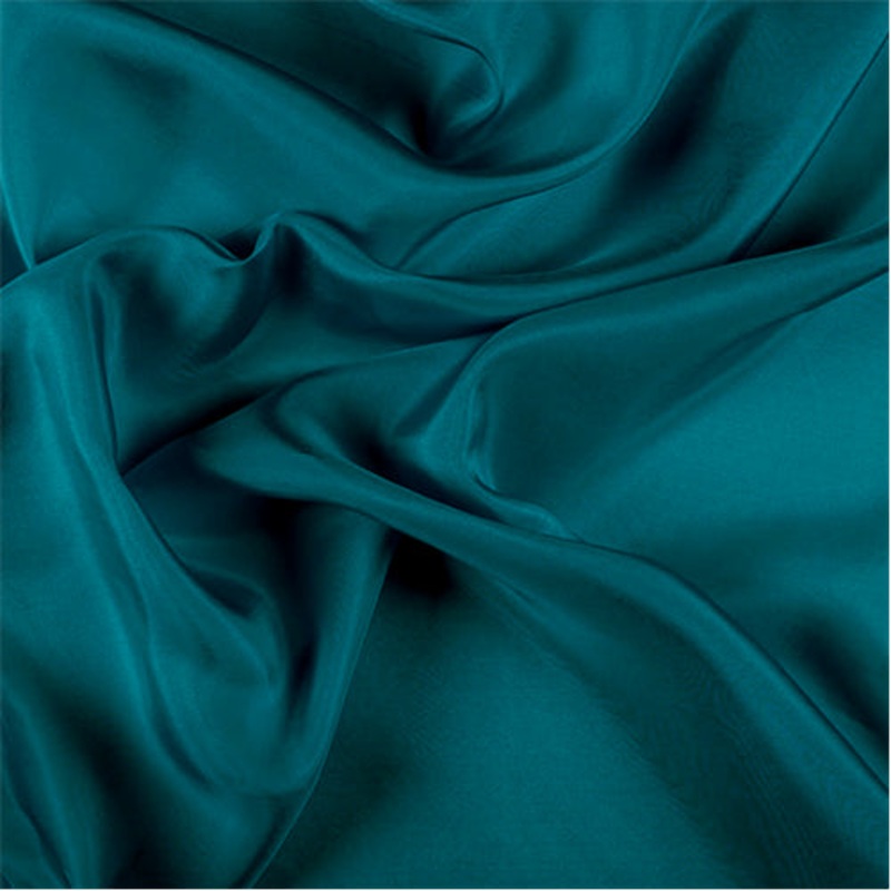 Runway Silks Teal Silk Crepe de Chine Fabric – Reorderable