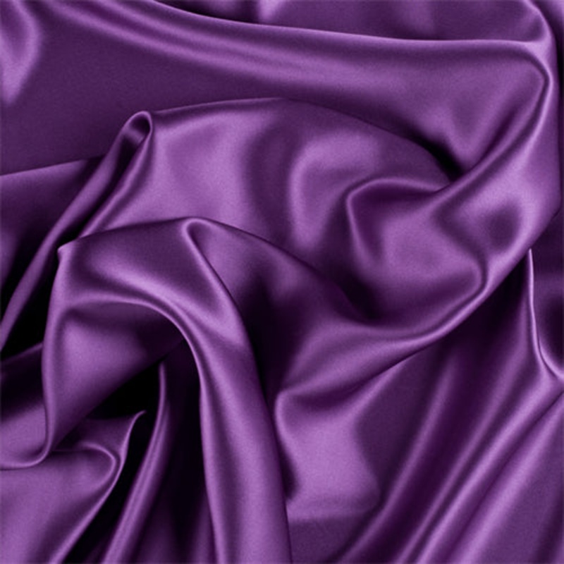 Runway Silks Violet Stretch Silk Charmeuse Fabric – Reorderable