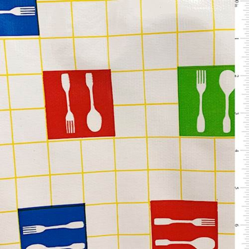 Yellow Picnic Oilcloth Roll Fabric – Reorderable