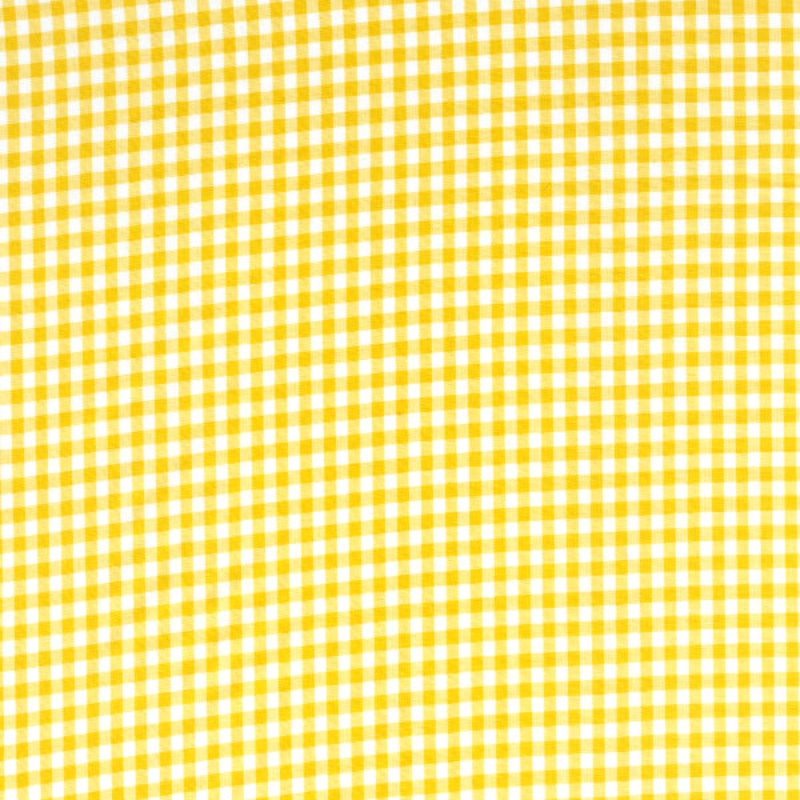 Yellow 1/8 Inch Gingham Fabric – Reorderable