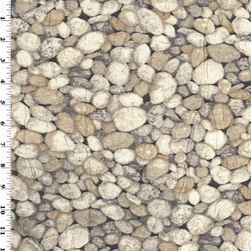 Beige/Grey Stoned Pebble Matelasse Home Decorating Fabric