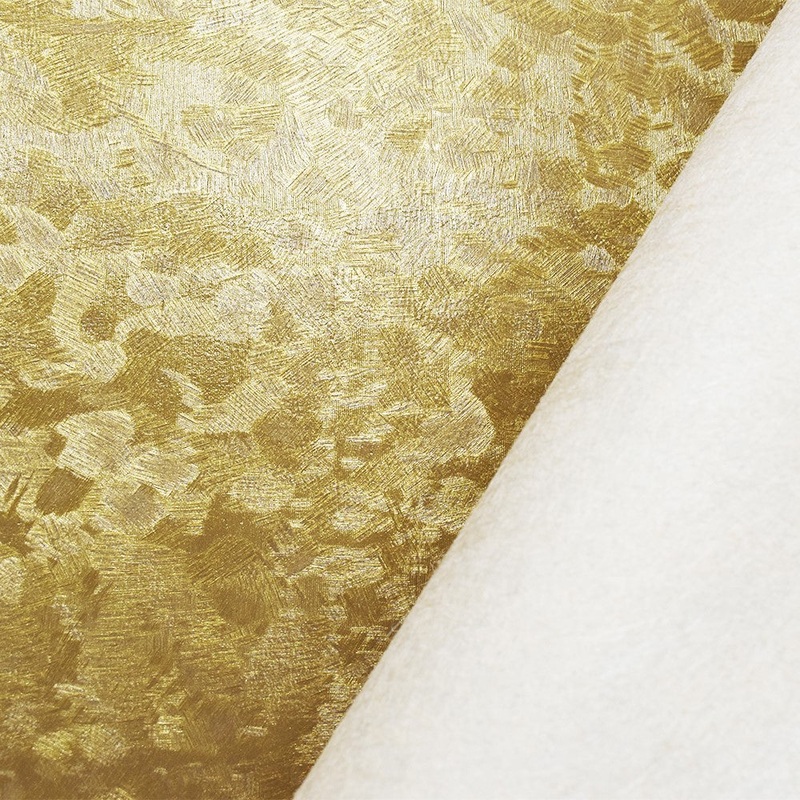 Yellow Gold Majilite Faux Leather Upholstery Fabric