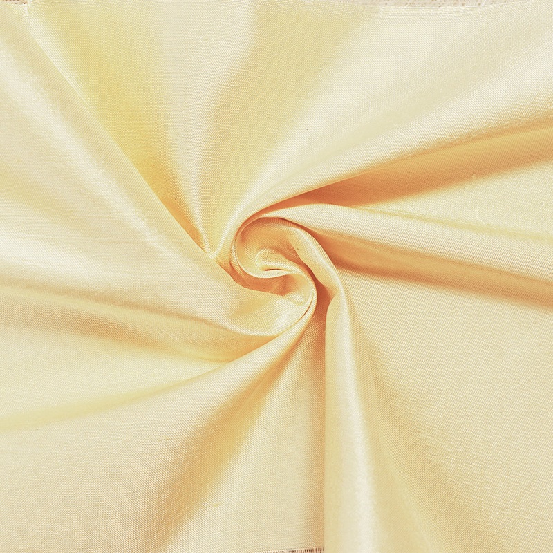 Beige Iridescent Silk Dupioni Woven Fabric