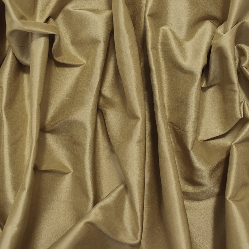 Beige-Taupe Silk Iridescent Shantung Woven Fabric