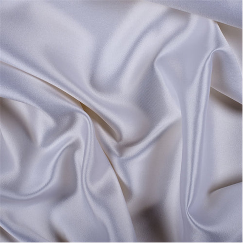 Runway Silks White Silk/Wool Gab Fabric – Reorderable