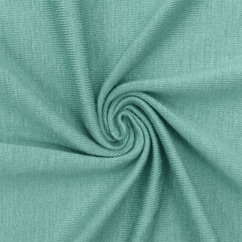 Basic Teal Solid Stretch Jersey Knit Fabric