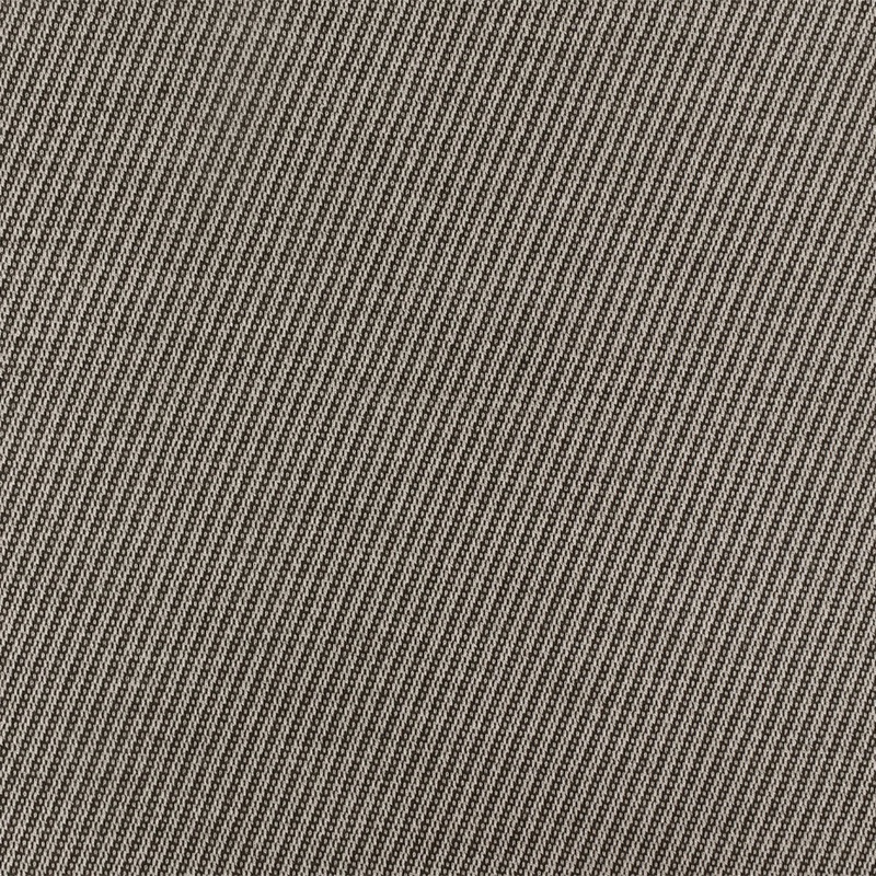 Ash Beige-Gray Twill-Like Jacquard  Wool Cotton Double Knit Fabric