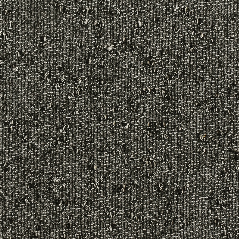 Basic Black-Ivory Textured Semi-Sheer Woven Fabric