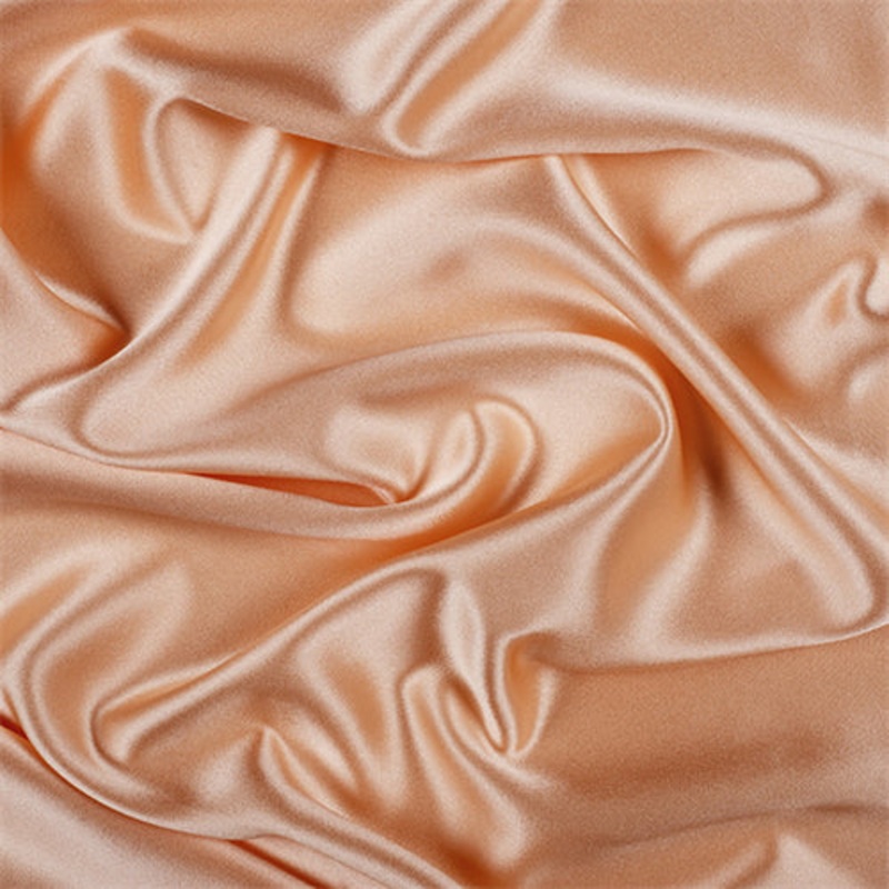 Runway Silks Peach Silk Crepe Back Satin Fabric – Reorderable