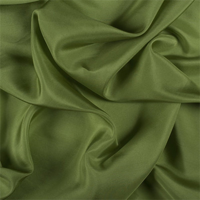 Runway Silks Apple Green Silk Habotai Fabric – Reorderable