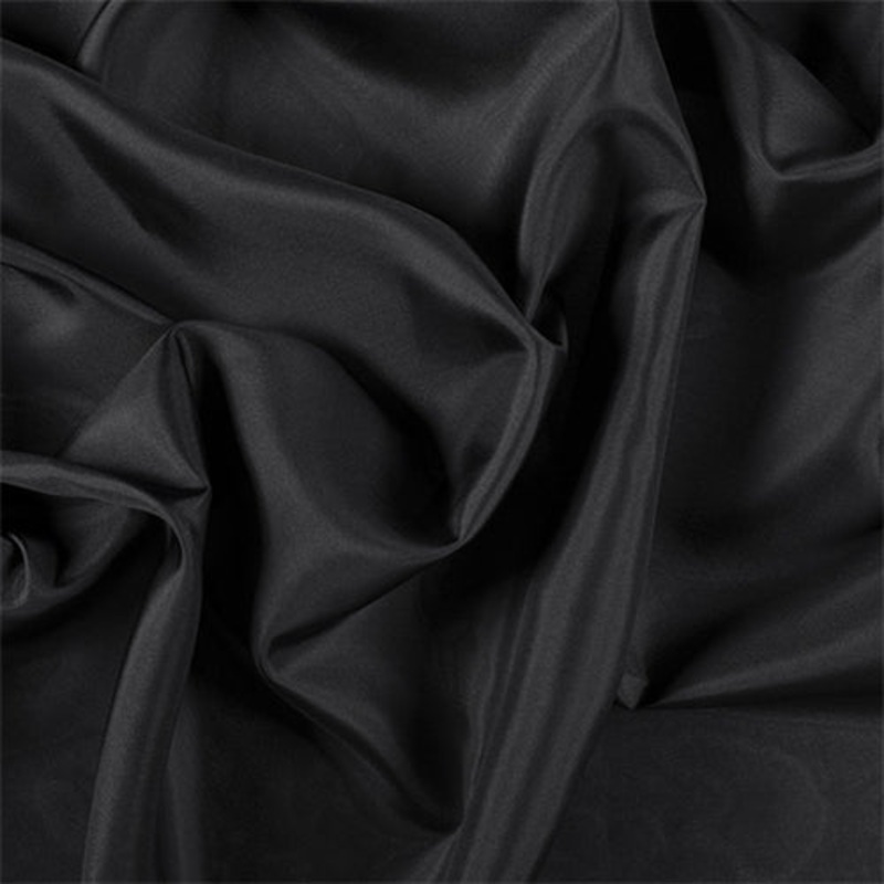 Runway Silks Black Silk Habotai Fabric – Reorderable