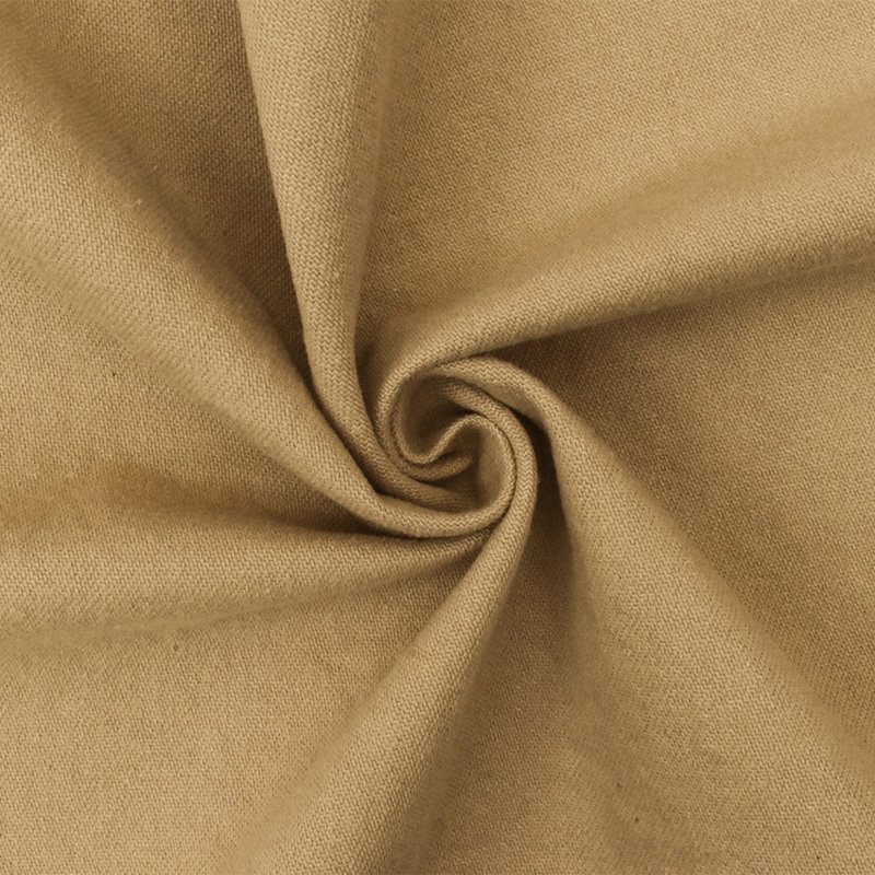 Beige 12 oz Famous Maker Stone Washed Cotton Japanese Denim Fabric