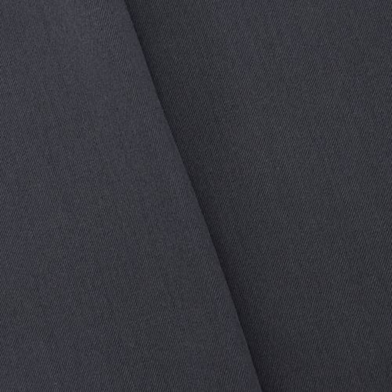 1 YD PC-Deep Cool Gray Wool Blend Twill Suiting Fabric