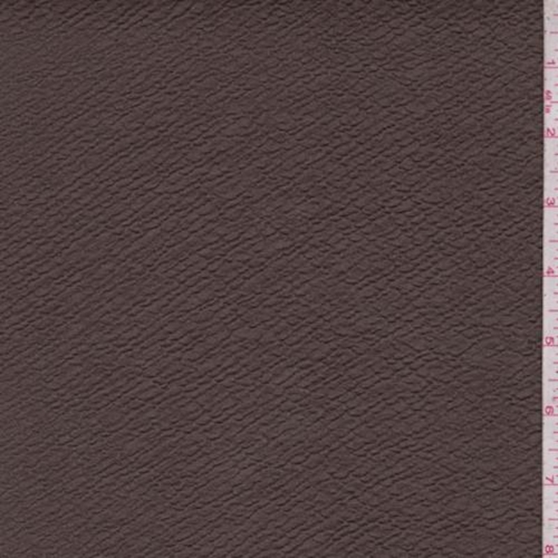 1/2 YD PC-Acorn Brown 2-Ply Puckered Knit Fabric