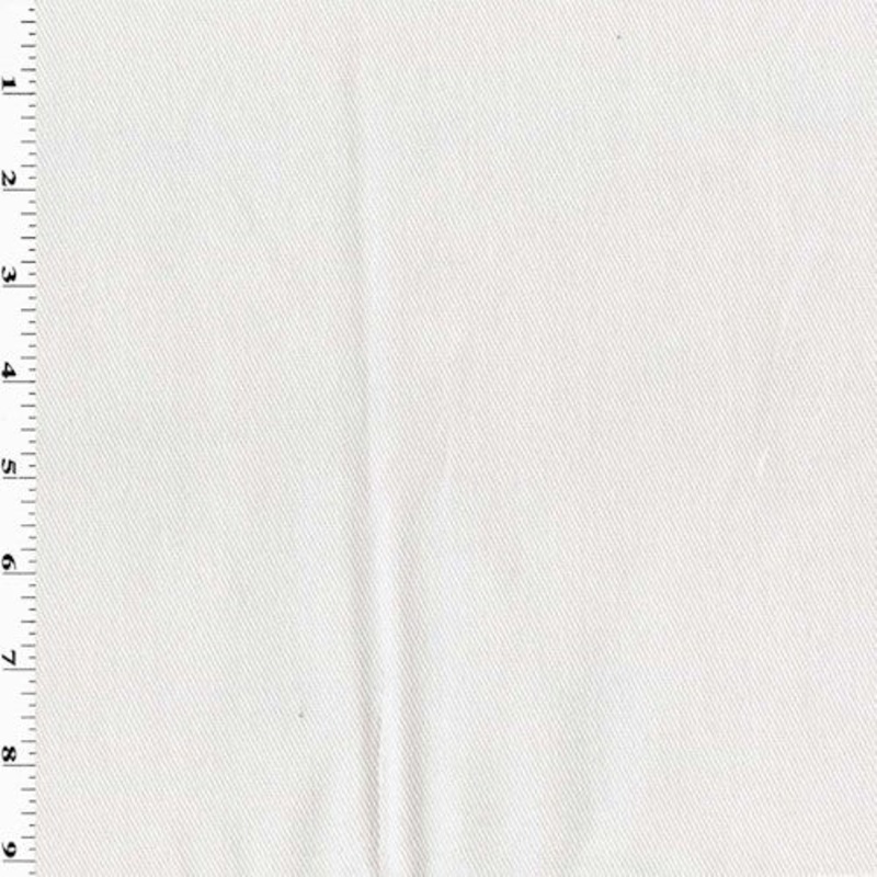 1 YD PC-Concrete White Twill Woven Home Decorating Fabric