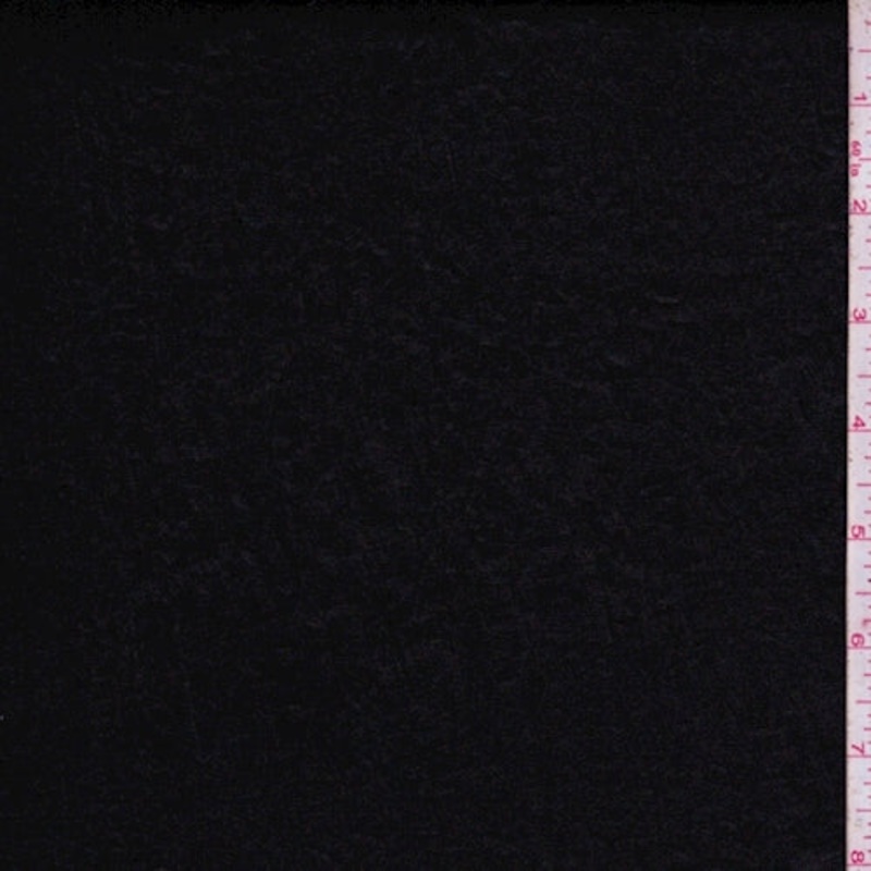 1 3/8 YD PC-Black Shimmer Taffeta Fabric