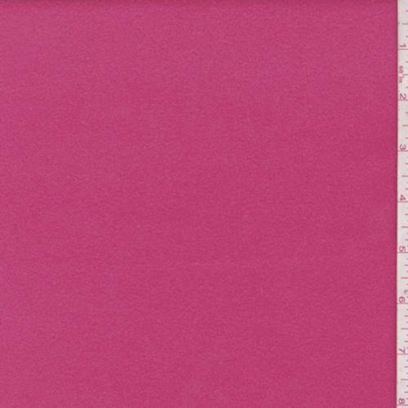 1 5/8 YD PC-Hot Pink Felted Jacketing Fabric