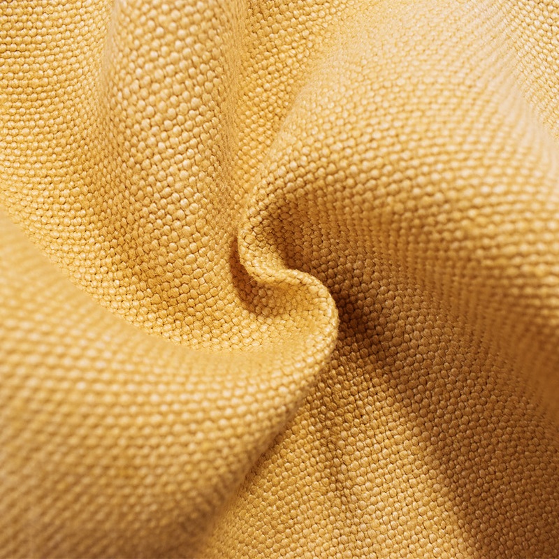 Yellow Moygashel Washed Irish Linen Solid Home Decorating Woven Fabric