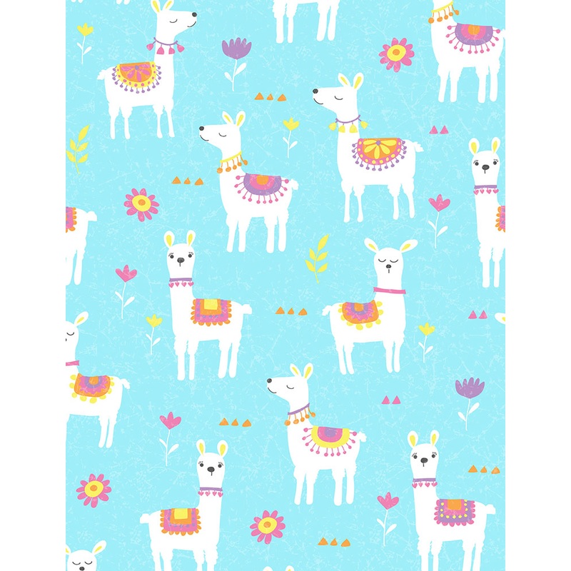 Blissful Alpacas Aqua