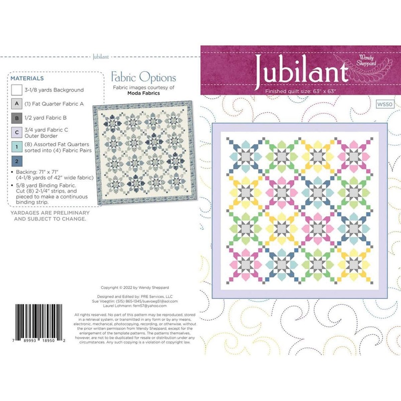 Wendy Sheppard Jubilant Quilt Pattern
