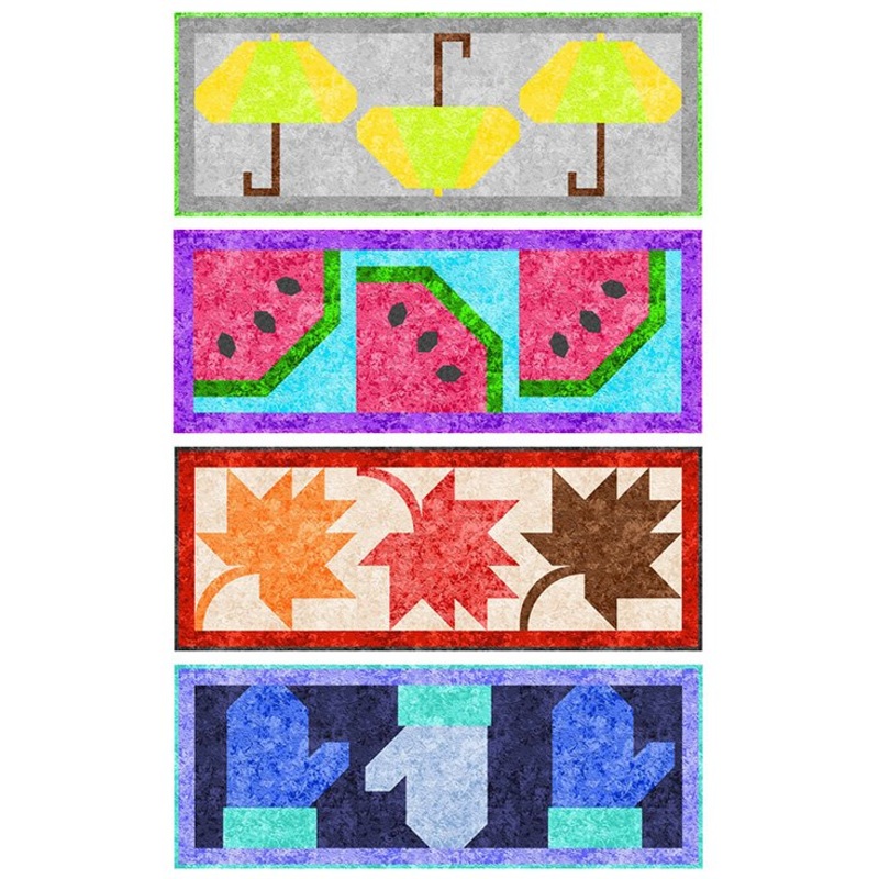 Seasonal Fun Table Runner Pattern