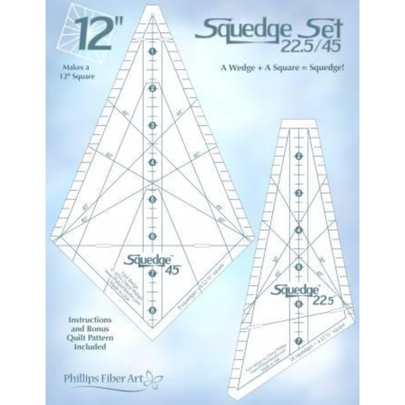 12″ Squedge Ruler Set