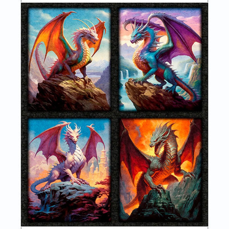 Dragon’s Song 36″ Panel