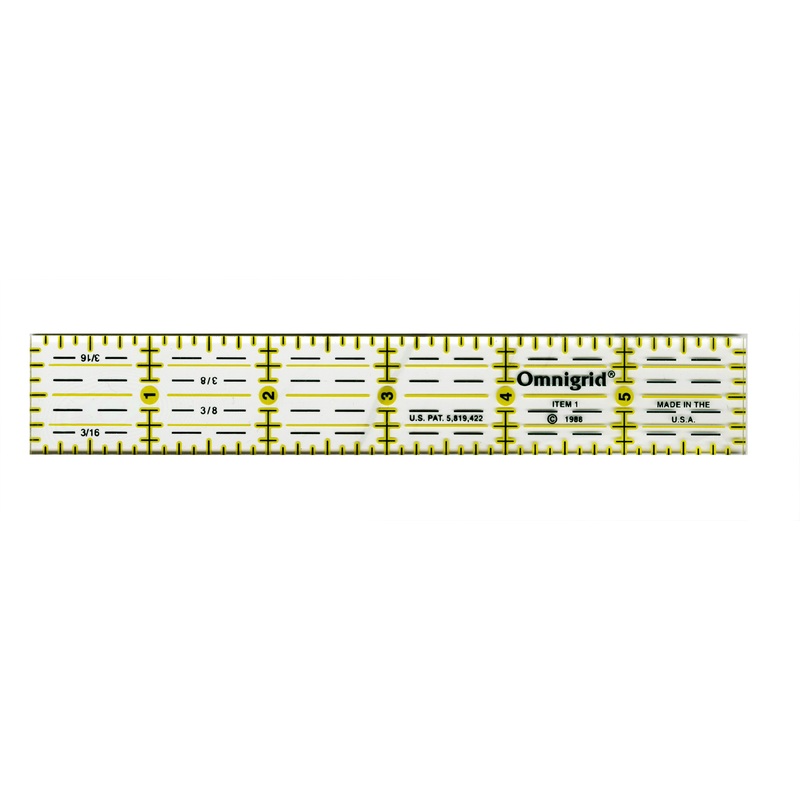 Omnigrid Ruler 1″ x 6″