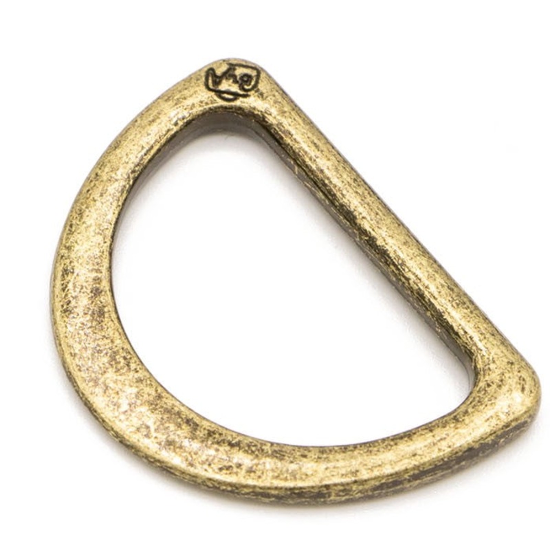 Hardware 1″ D Ring–Antique Brass
