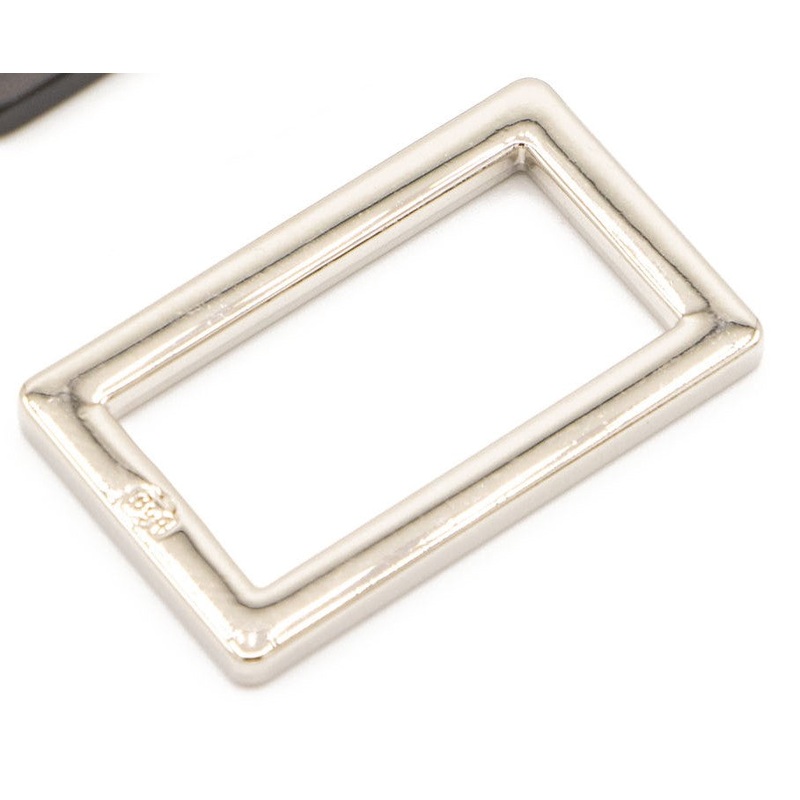 Hardware 1″ Flat Rectangle Rings–Nickel