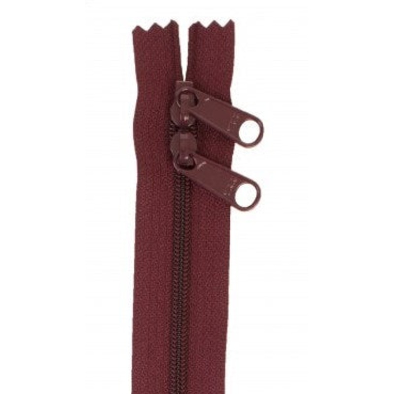 Cranberry 30″ Double Pull Zipper