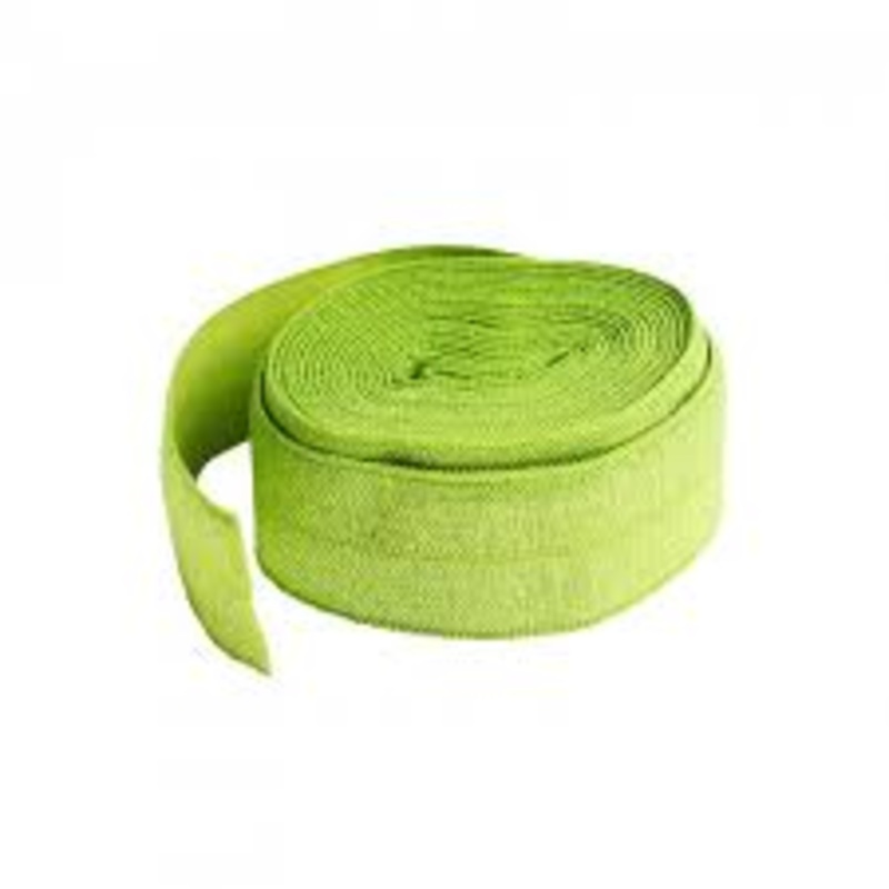 Fold-over Elastic Apple Green