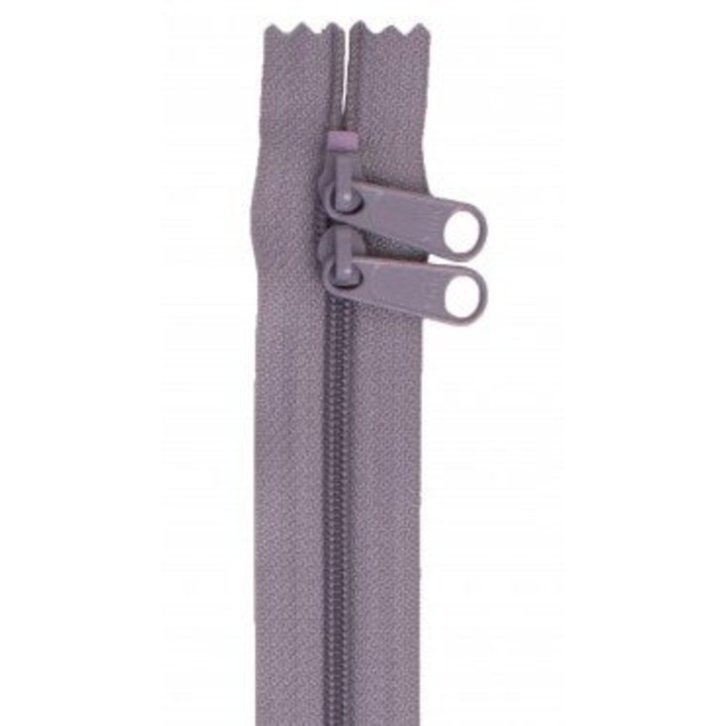 Gunmetal 30″ Double Pull Zipper