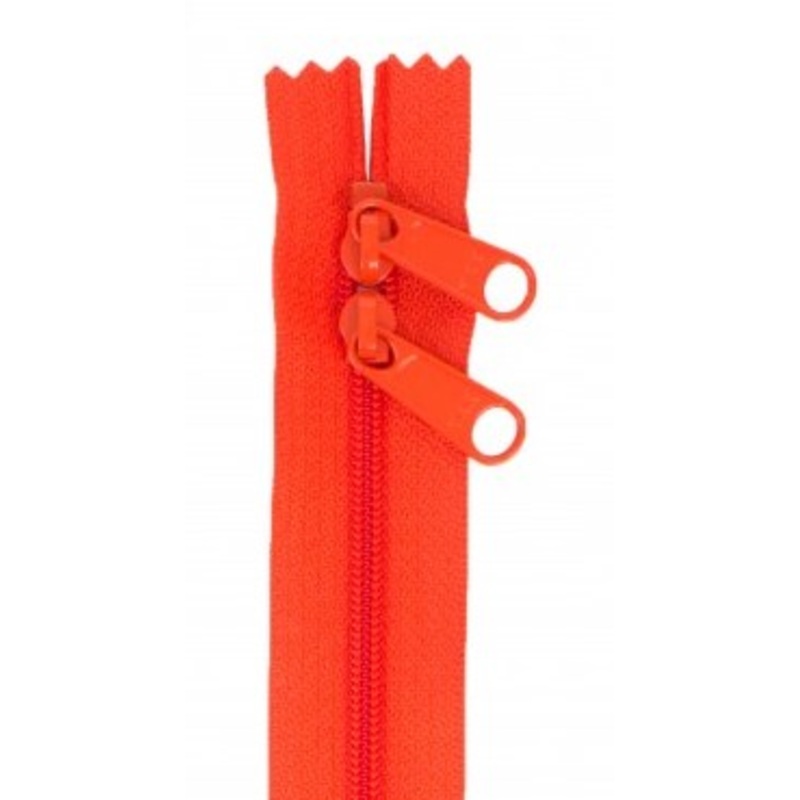 Tangerine 30″ Double Pull Zipper
