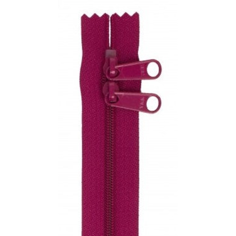 Wild Plum 30″ Double Pull Zipper