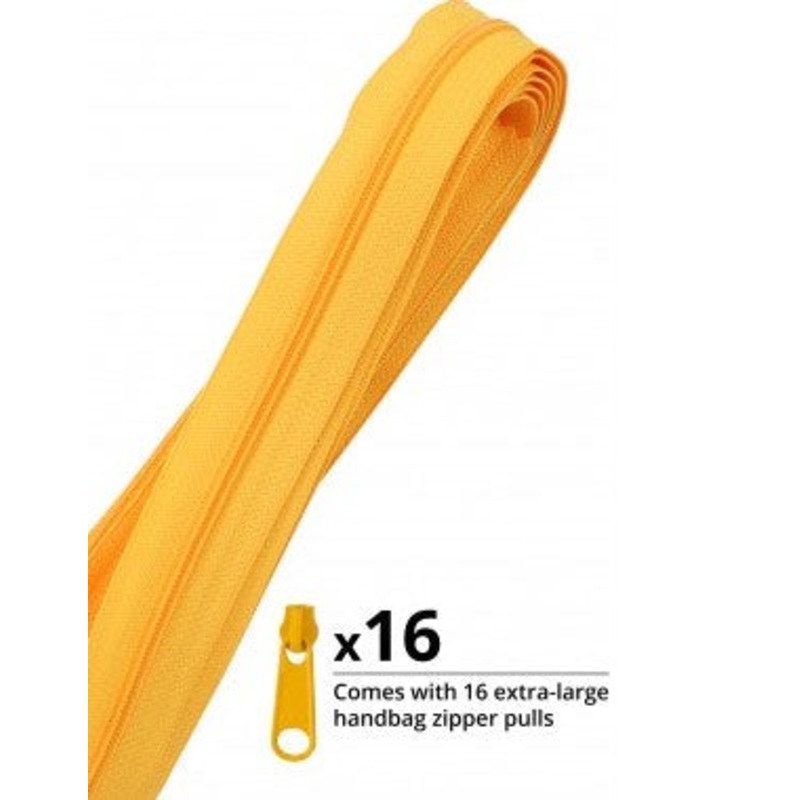 Zippers by the Yard Buttercup