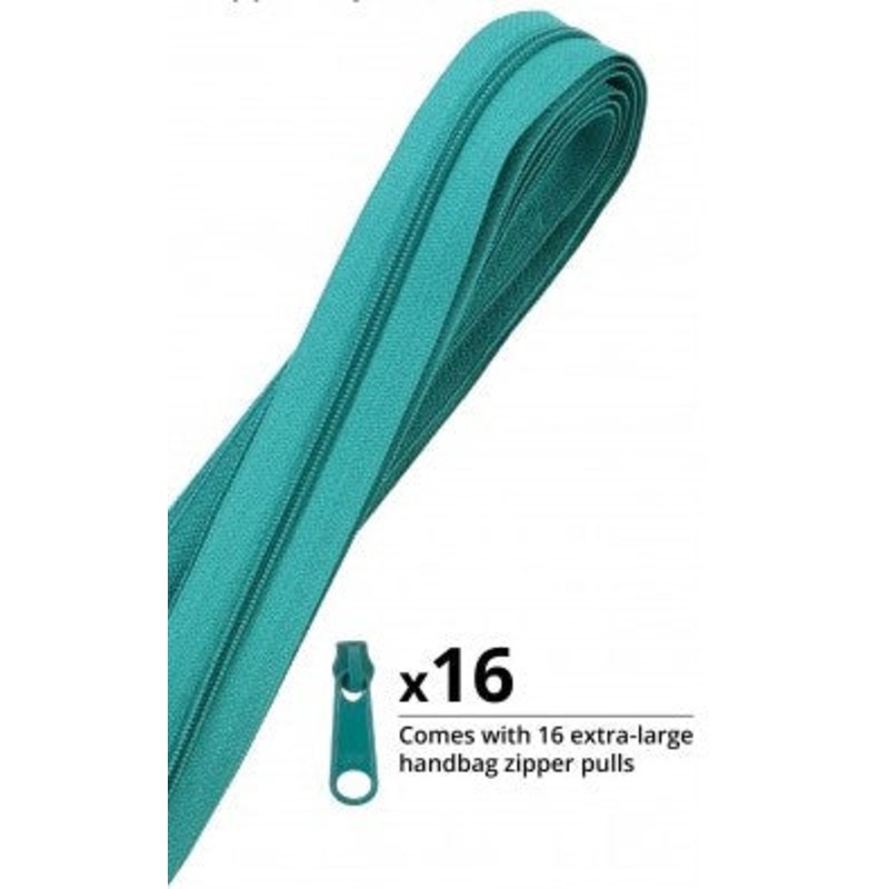 Zippers by the Yard Emerald