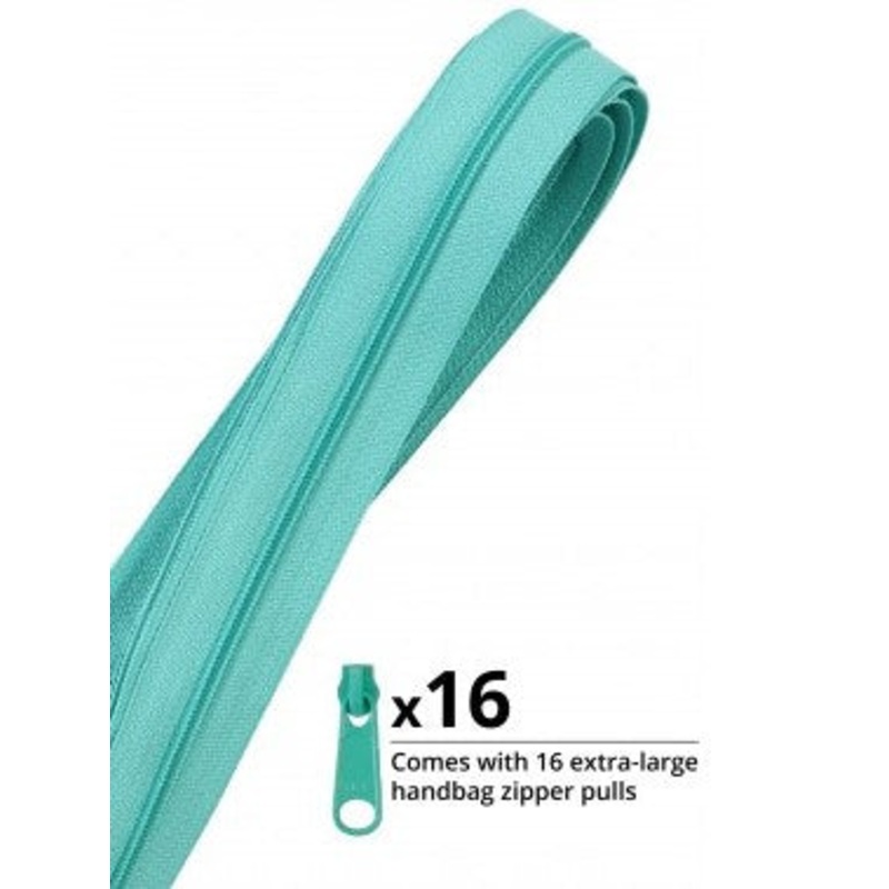 Zippers by the Yard Turquoise