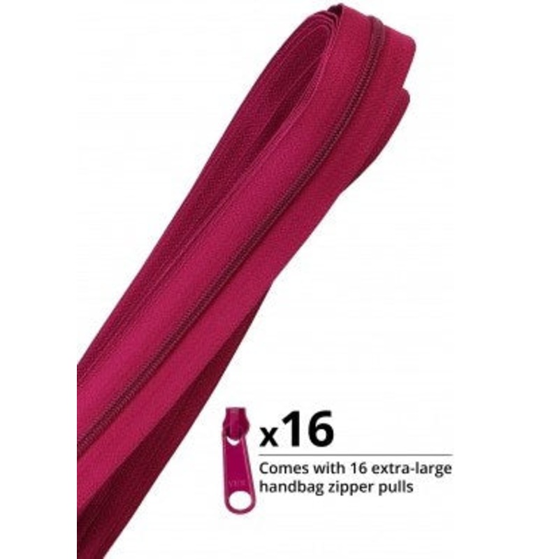 Zippers by the Yard Wild Plum