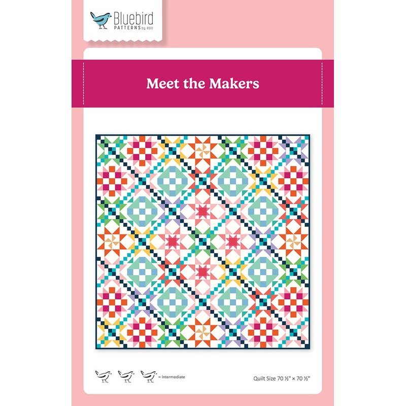 Bluebird Patterns Meet the Makers Quilt Pattern