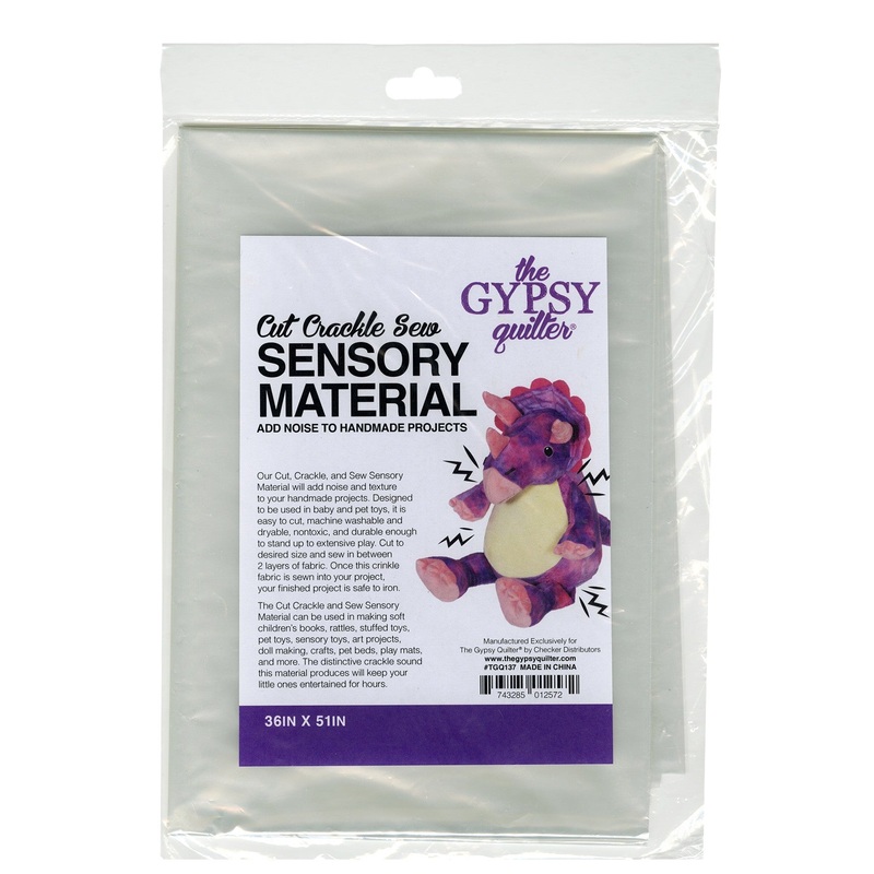 Cut Crackle and Sew Sensory Material