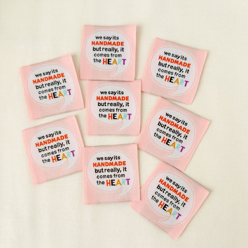 From the Heart Woven Labels 8pk