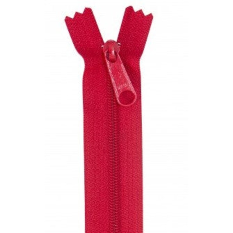 Hot Red 24″ Zipper