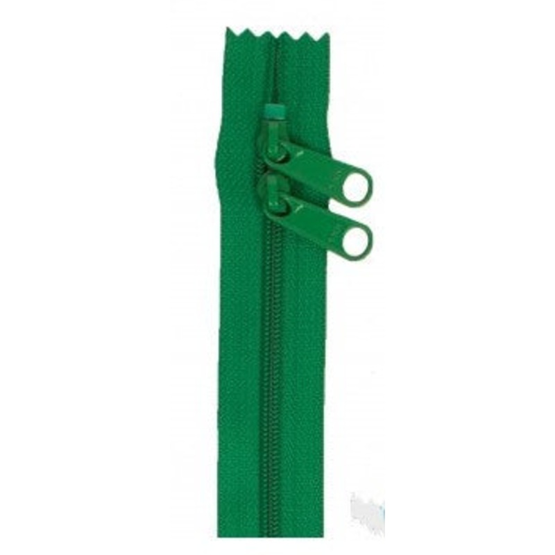 Jewel Green 30″ Double Pull Zipper