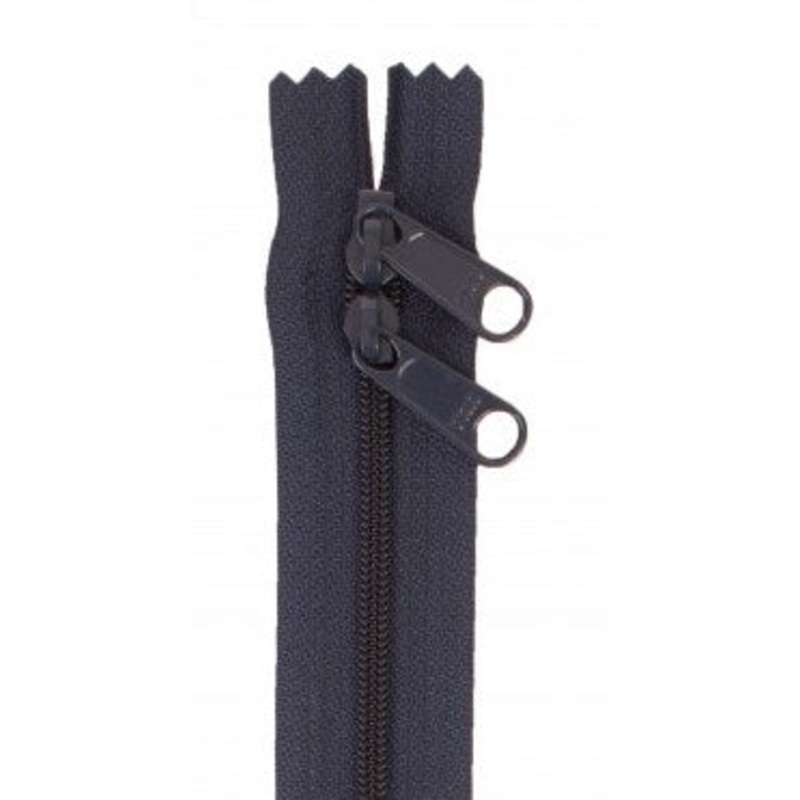 Navy 30″ Double Pull Zipper