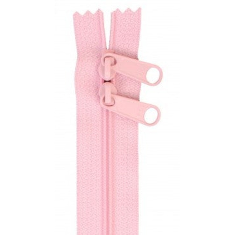 Pale Pink 30″ Double Pull Zipper
