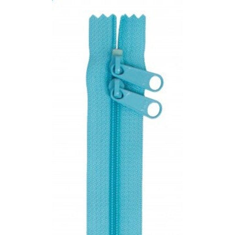 Parrot Blue 30″ Double Pull Zipper